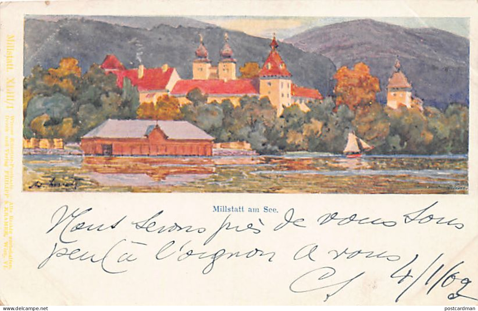 Österreich - MILLSTATT AM SEE - Künstlerpostkarte