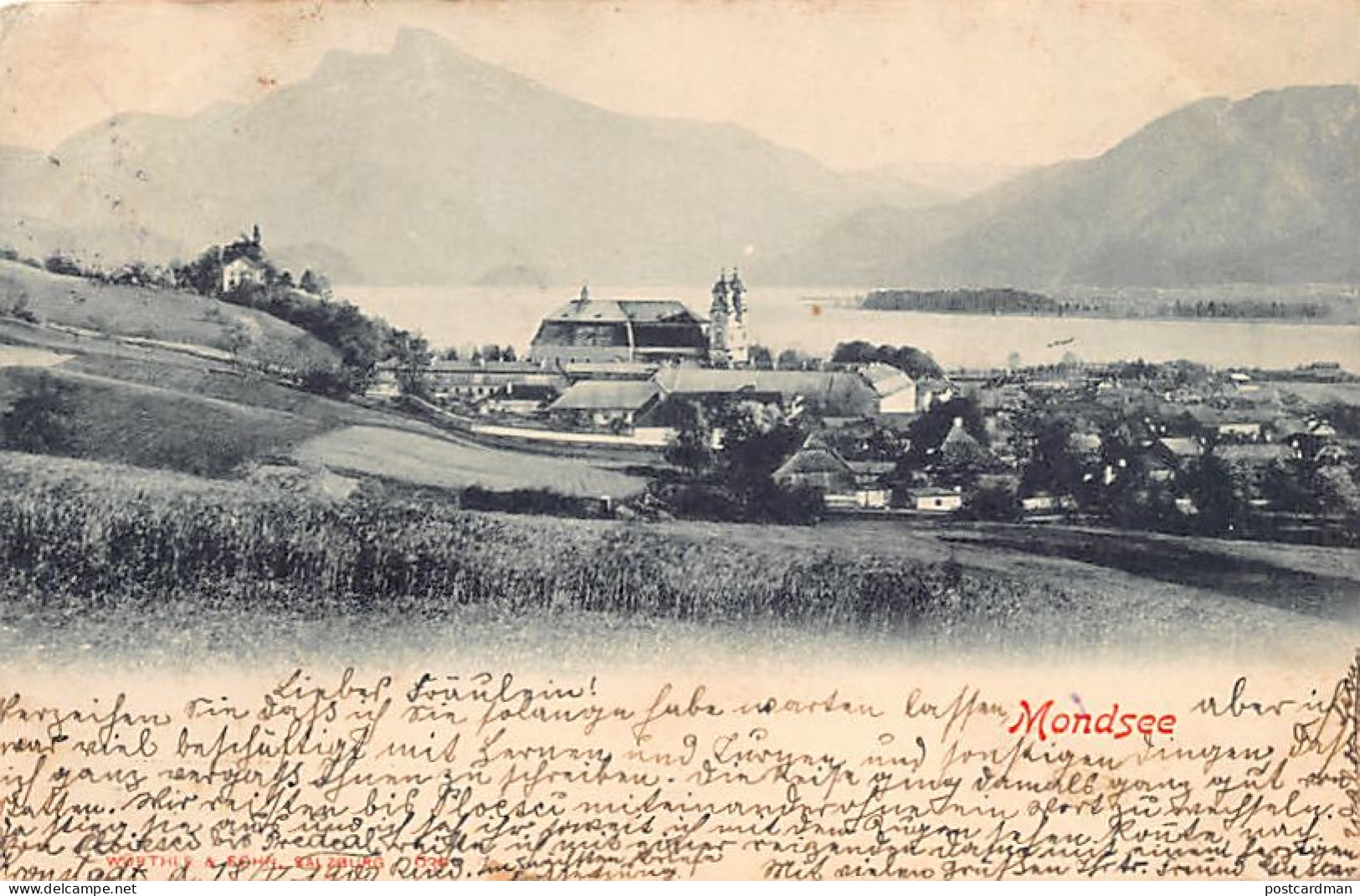 Österreich - MONDSEE - Totalansicht