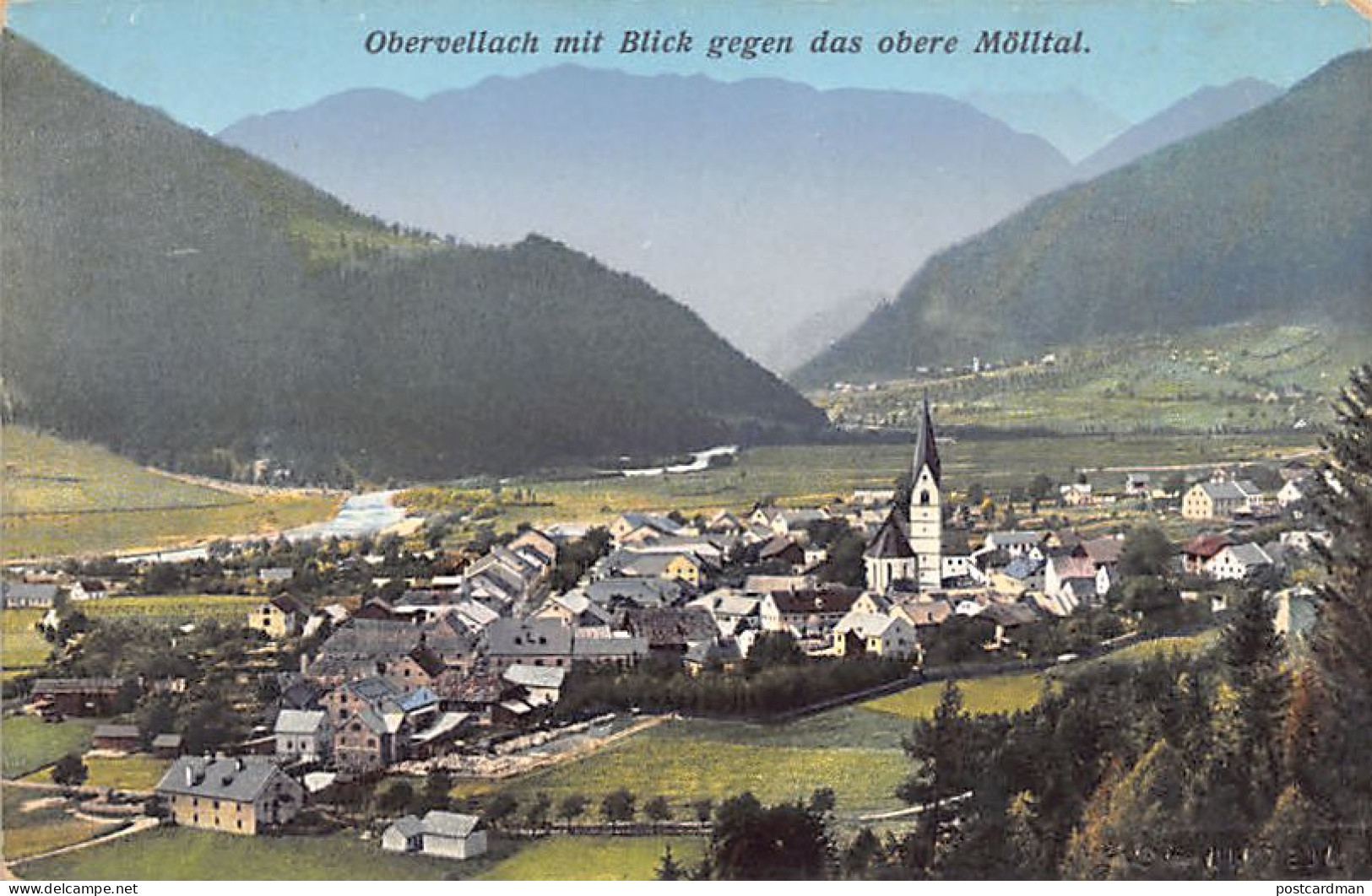 Österreich - OBERVELLACH - Blick gegen das obere Mölltal