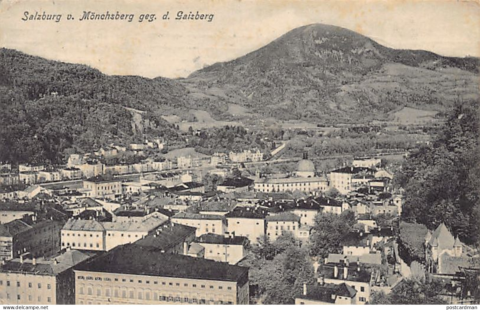 Österreich - SALZBURG STADT - Von Mönchsberg geg. d. Gaisberg