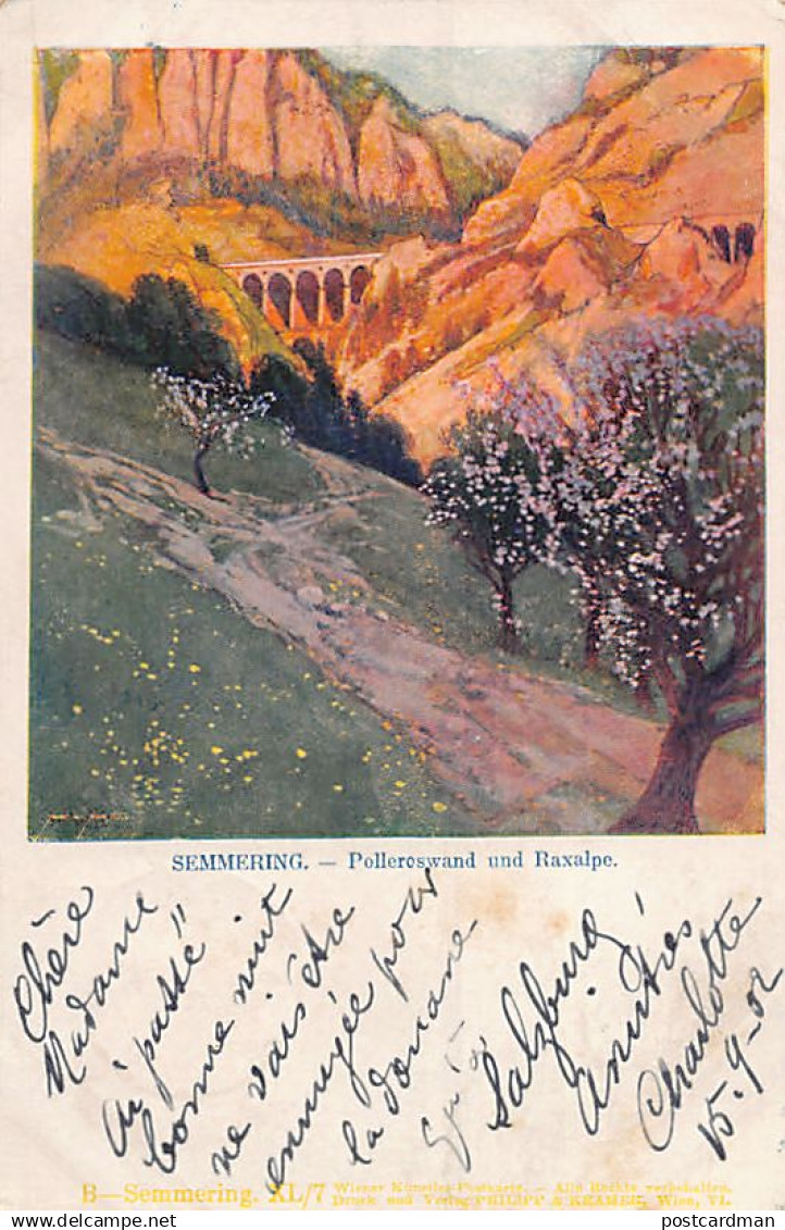 Österreich - SEMMERING - Polleroswand und Raxalpe