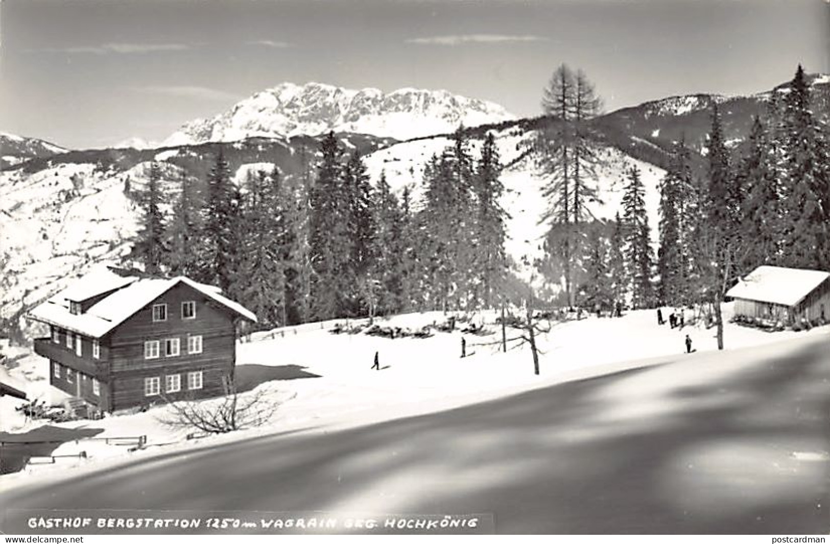 Österreich - Wagrain (S) Gasthof Bergstation 1250m - gegen Hochkönig