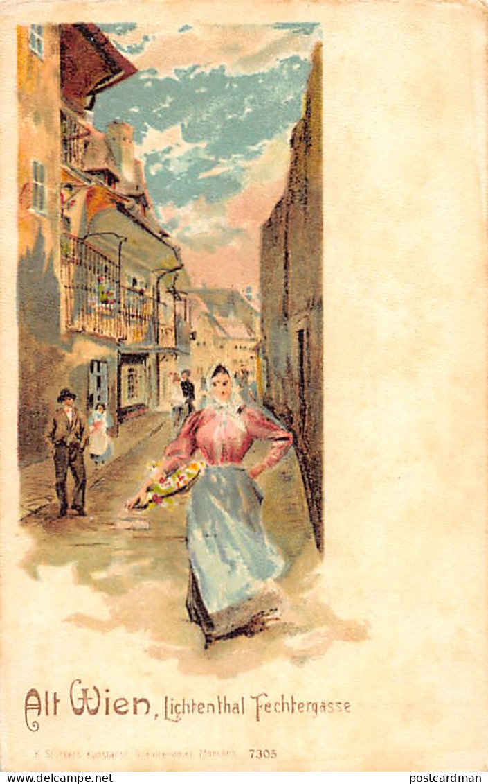Österreich - Wien - Alt Wien Lichtenthal Fechtergasse - Verlag K. Stuckers 7305