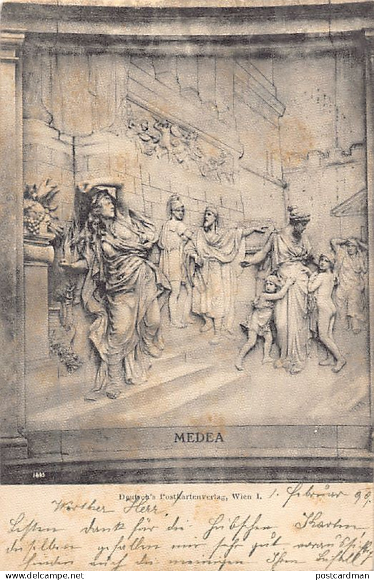 Österreich - WIEN - Grillparzerdenkmal - Medea - Volksgarten