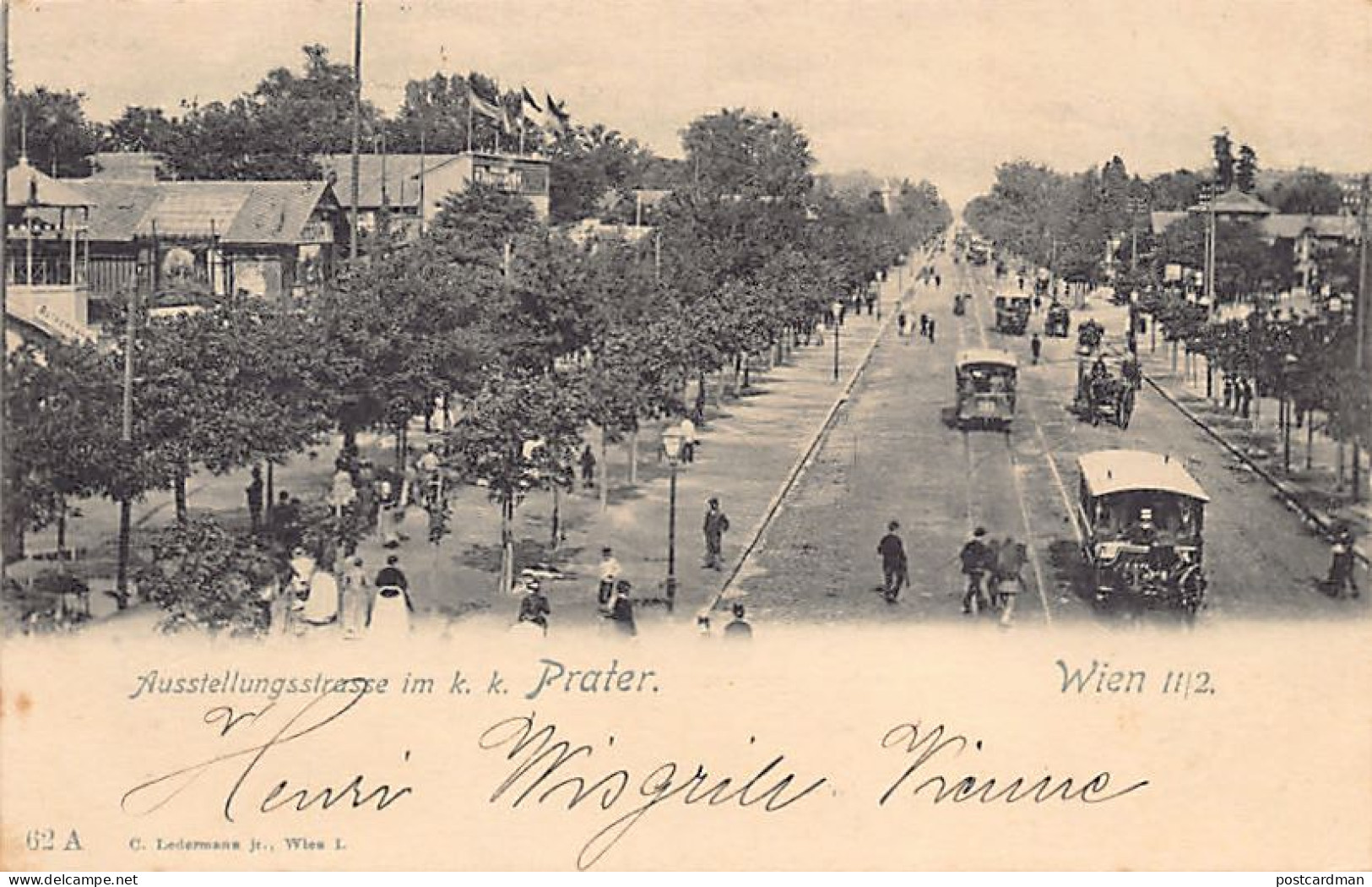 Österreich - WIEN II - Ausstellungsstrasse im k. k. Prater