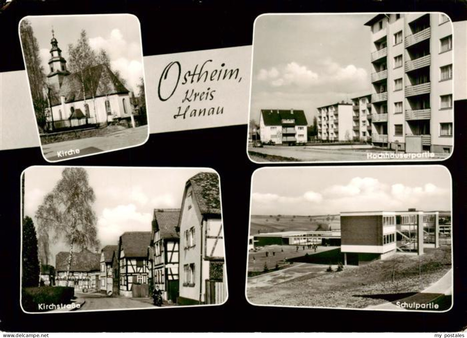 Ostheim Hanau Kirche Hochhaeuser Schule Kirchstrasse