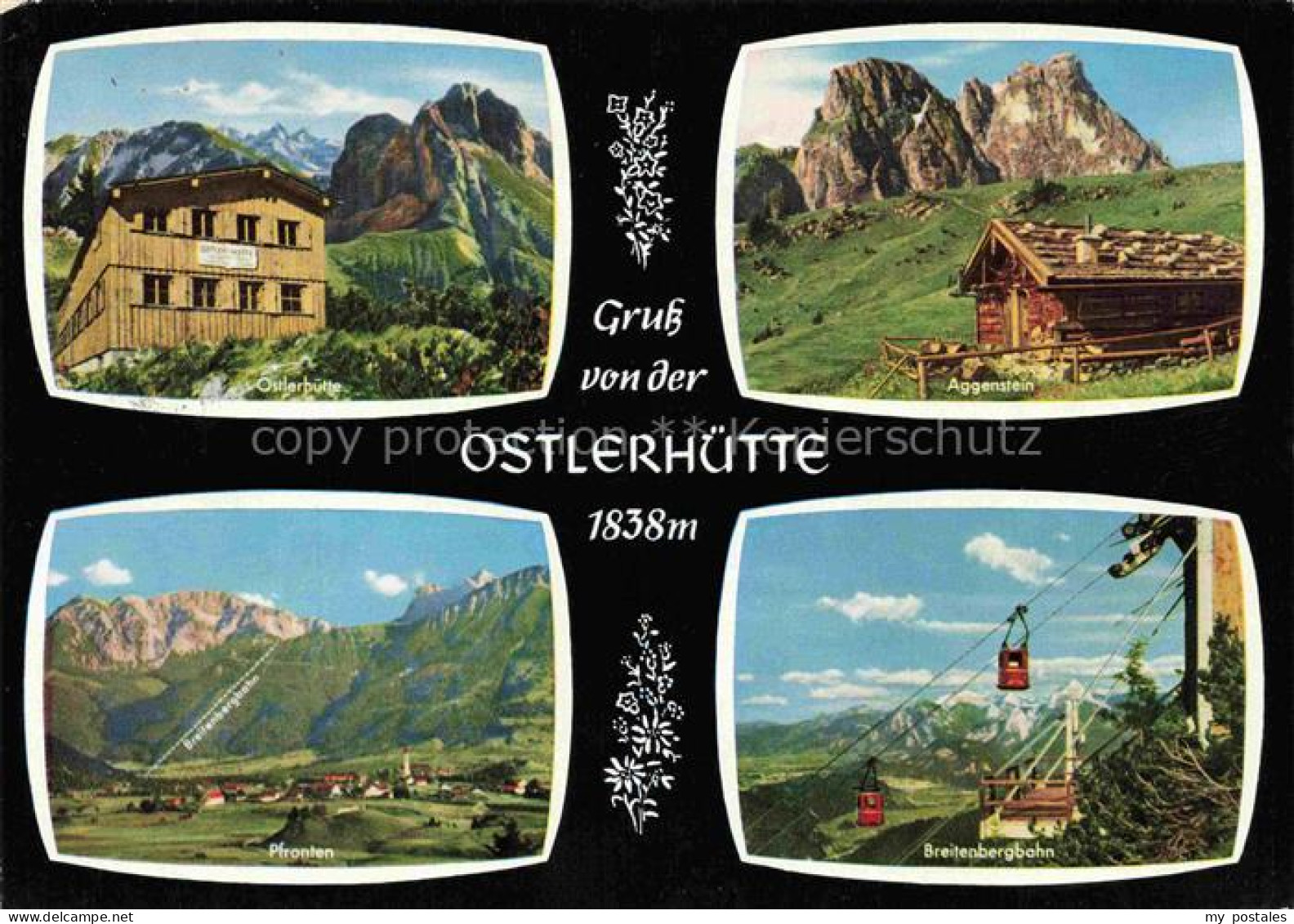 Ostlerhuette 1838m Breitenberg Pfronten Bayern Ostlerhuette Aggenstein Pfronten