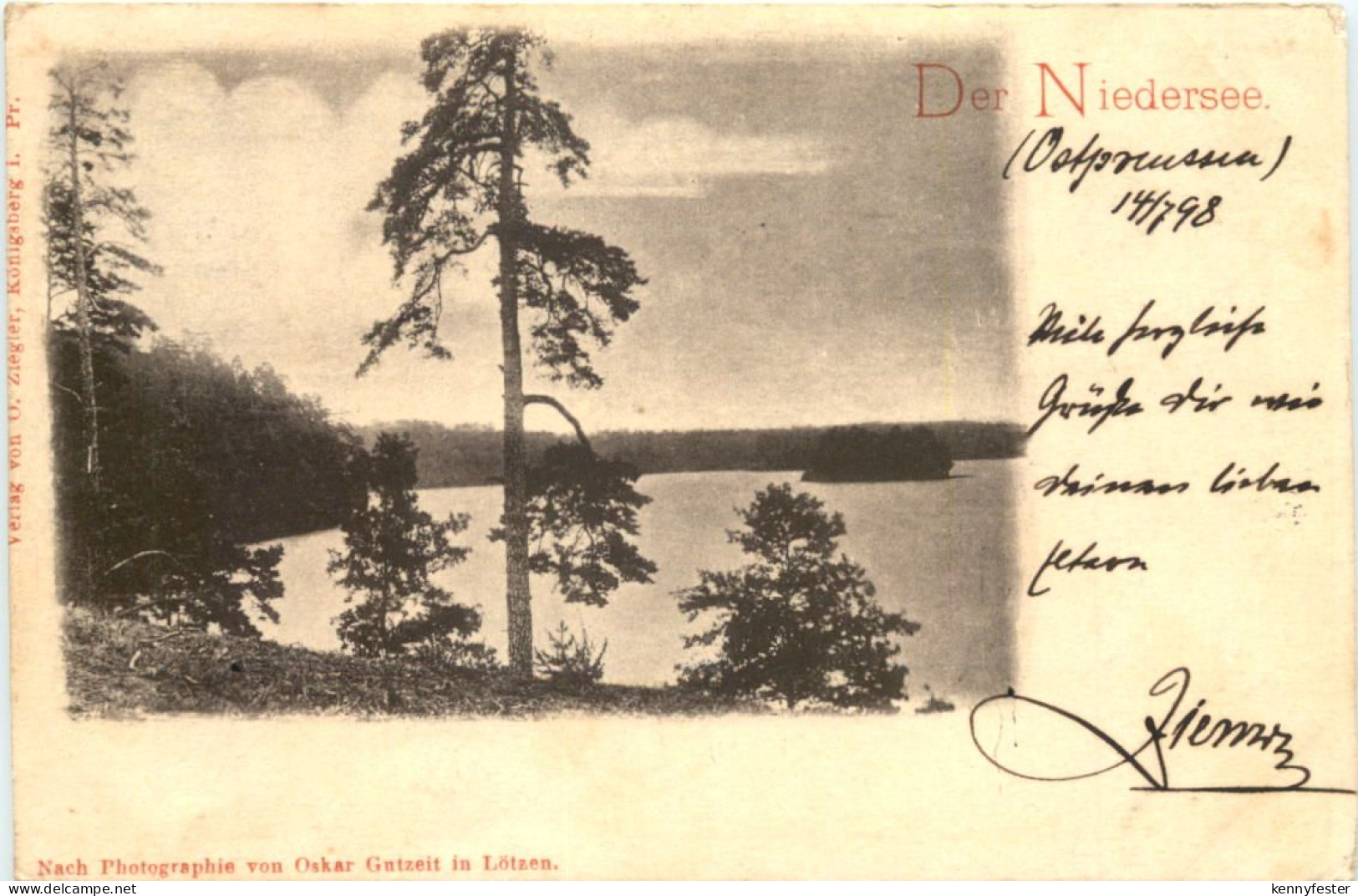 Ostpreussen - Der Niedersee - Masuren