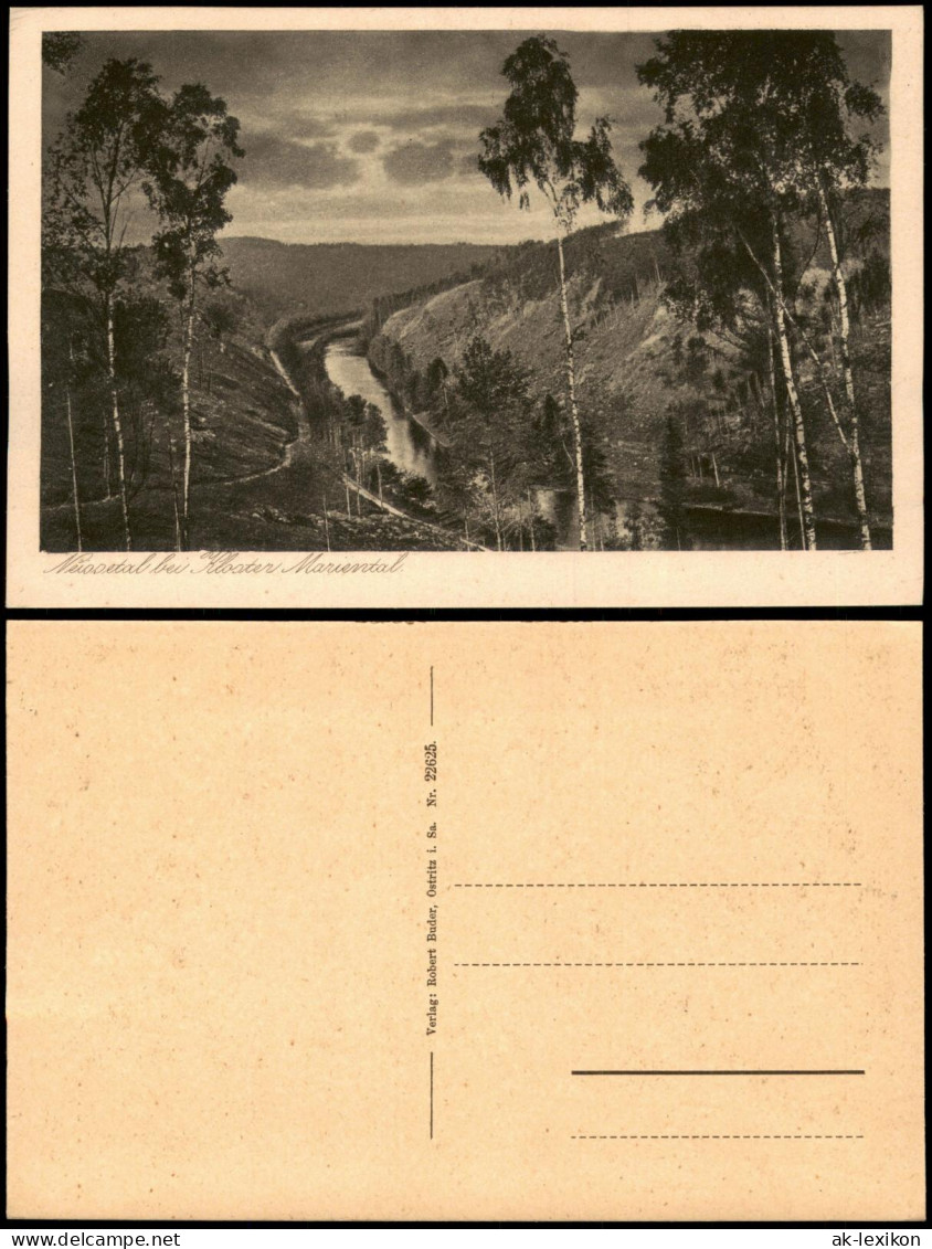 Ostritz (Oberlausitz) Wostrowc Neißetal bei Kloster Mariental 1910