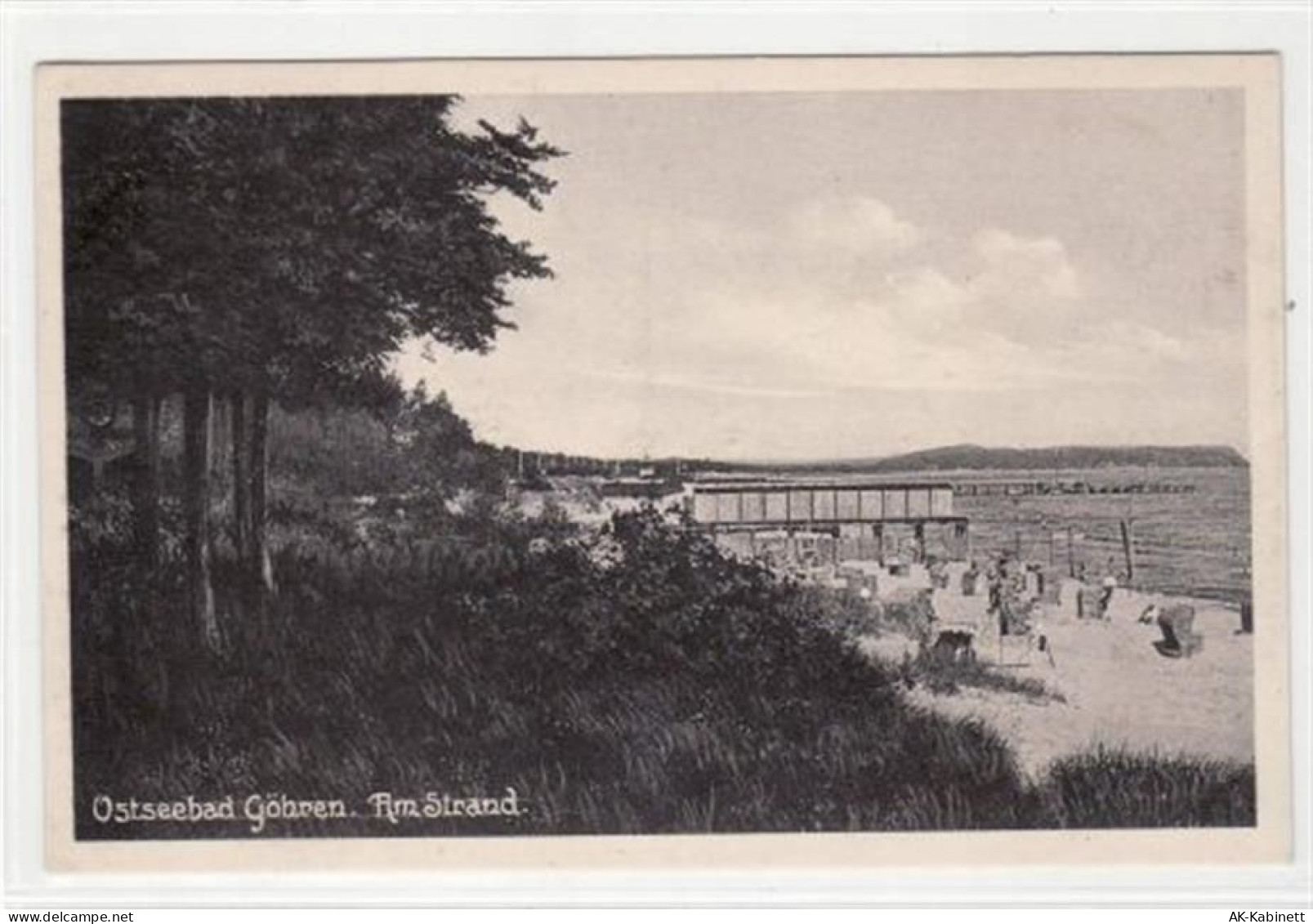 Ostseebad Göhren mit Strandpartie und Waldpartie ungelaufen Top Erhaltun... - 39005046