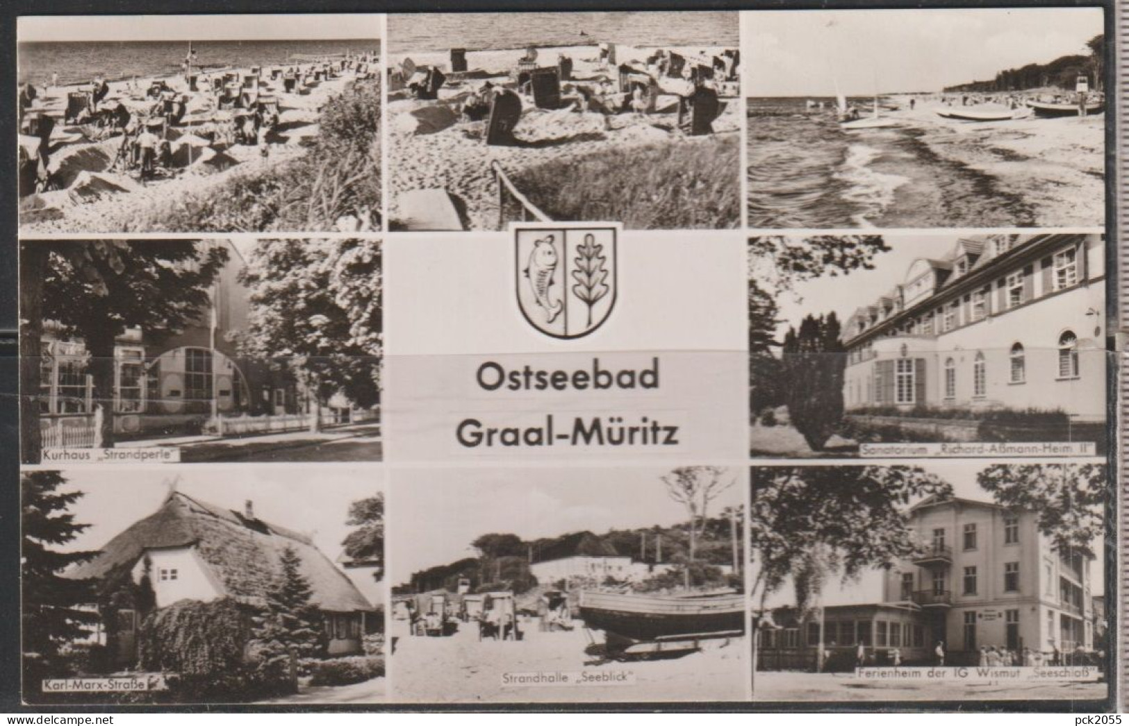 Ostseebad GRAAL - MÜRITZ - MBK - nicht gelaufen ( AK 8130)