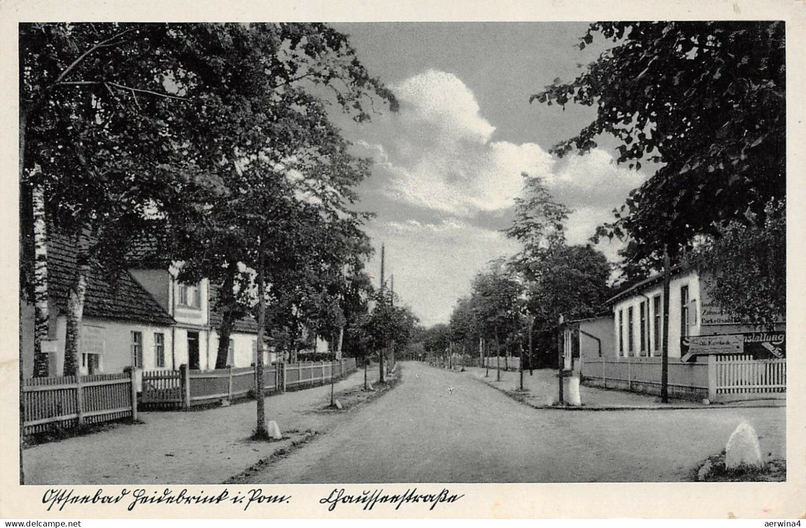 Ostseebad Heidebrink in Pommern Postkarte 1941