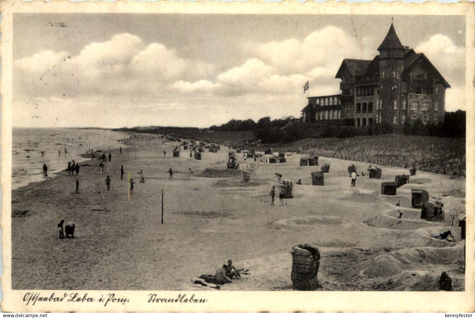 Ostseebad Lesa in Pommern - Strandleben