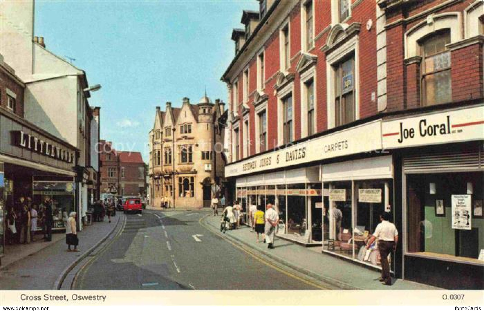 Oswestry Shropshire UK Cross Street