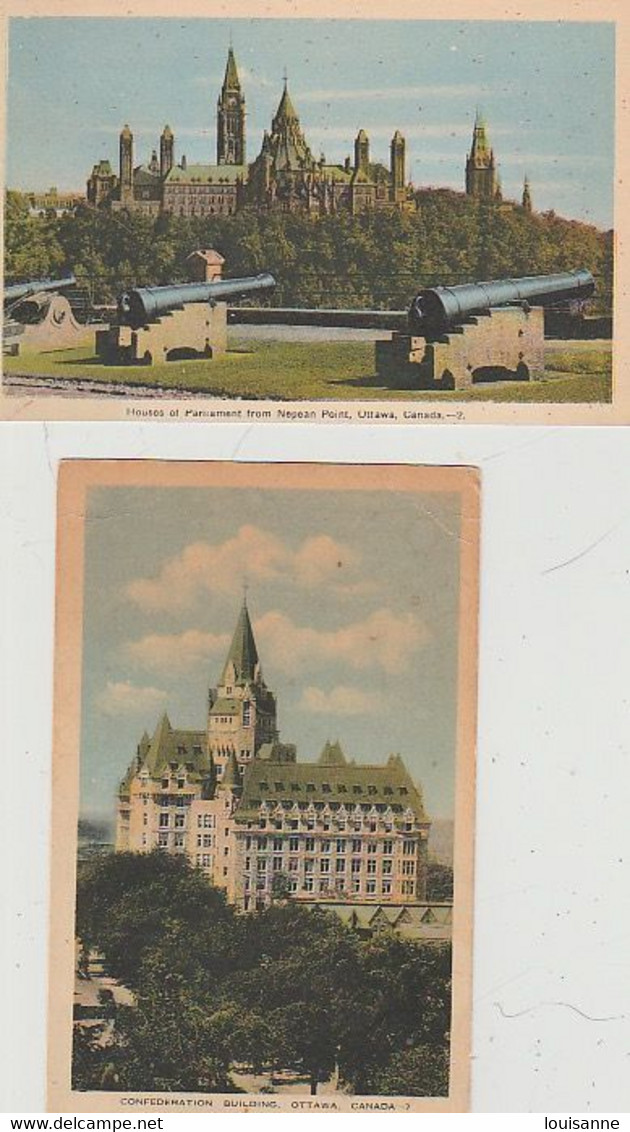 OTTAWA  (  ONTARIO )  2  C P A  DE  LA  VILLE  (21 / 6 / 85  )