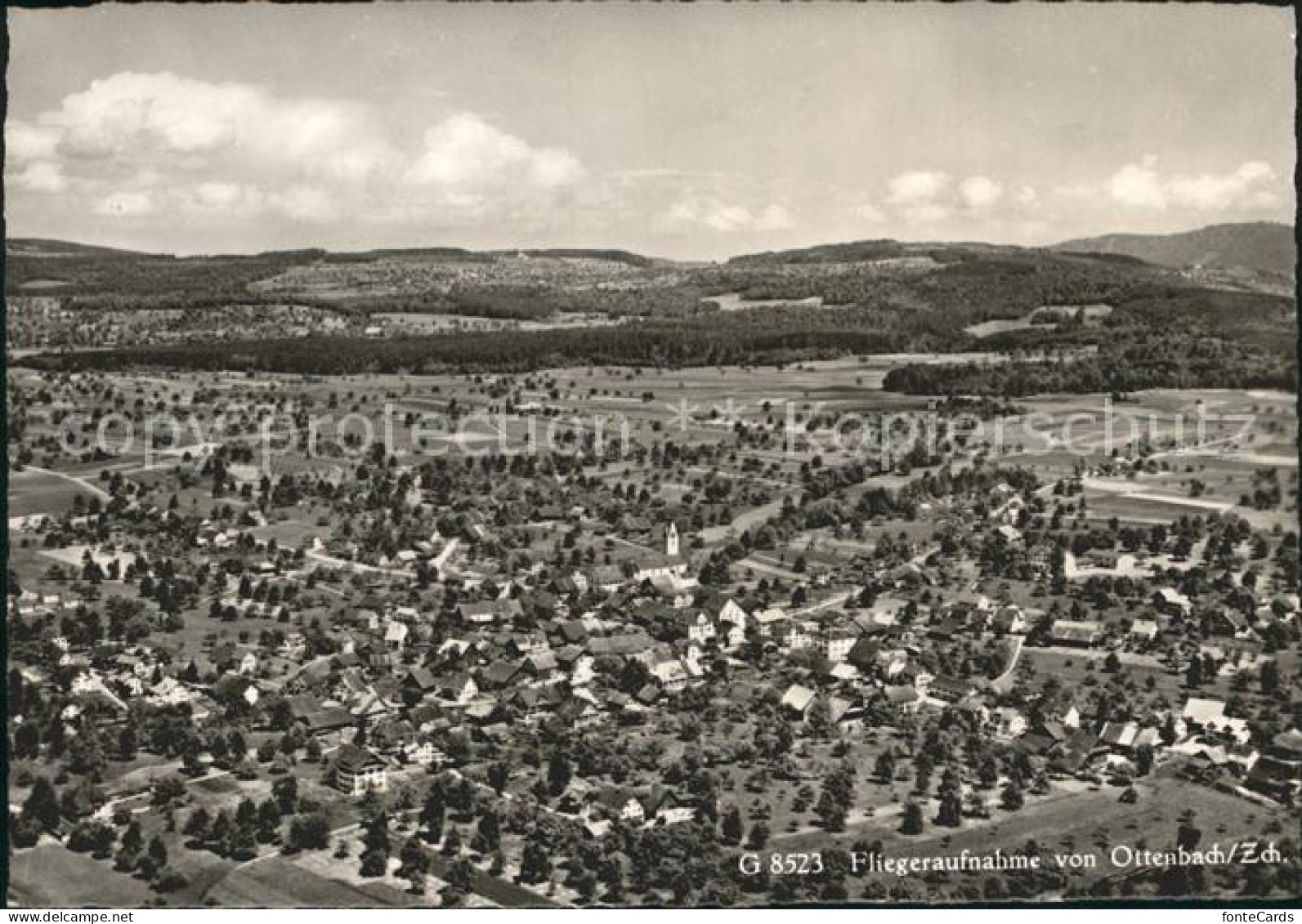 Ottenbach Fliegeraufnahme