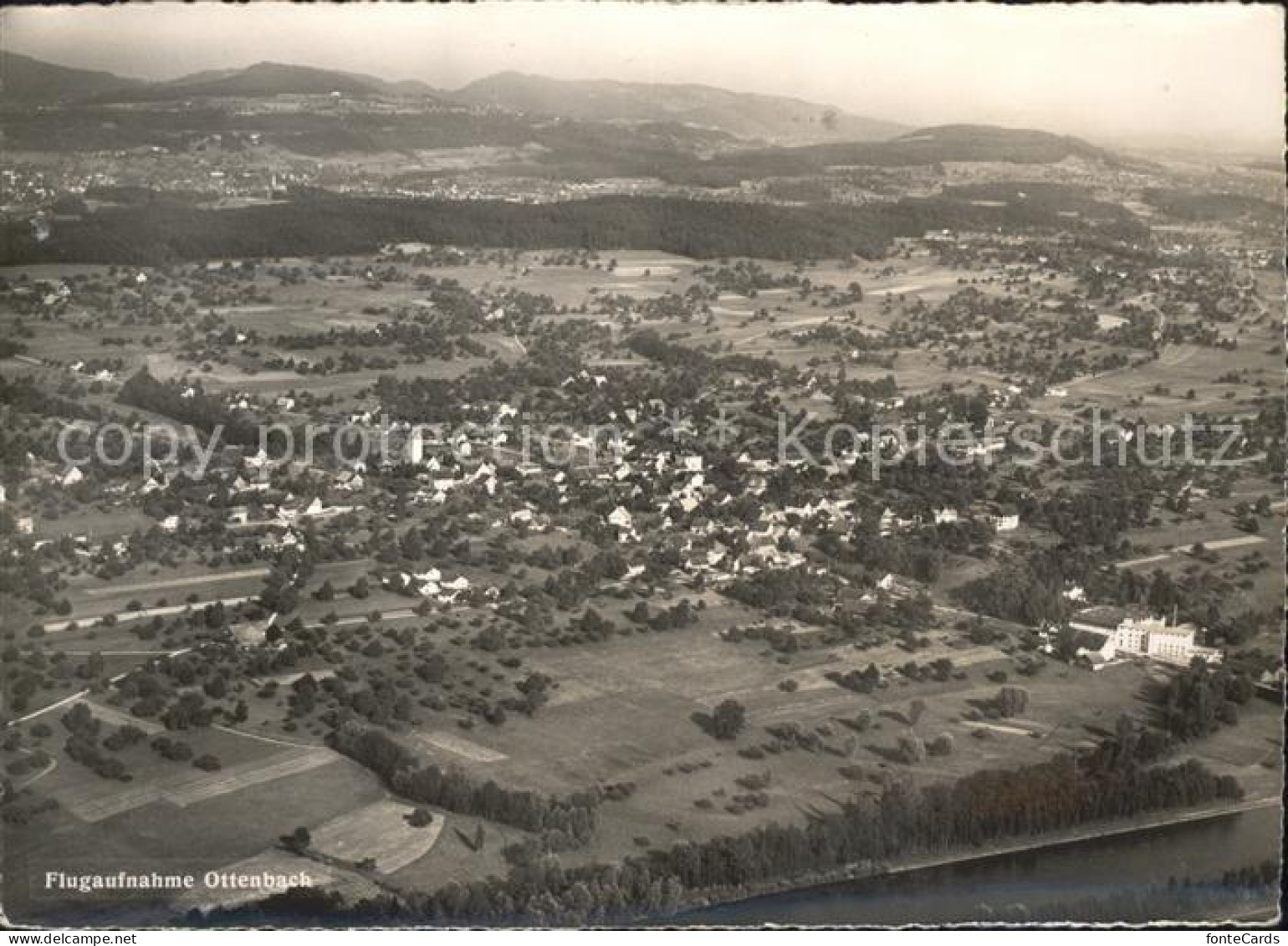 Ottenbach Fliegeraufnahme