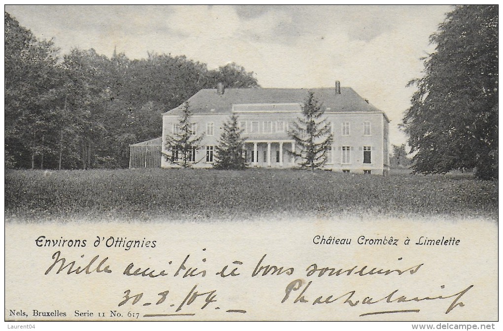 OTTIGNIES. LIMELETTE.  CHATEAU CROMBEZ A LIMELETTE.