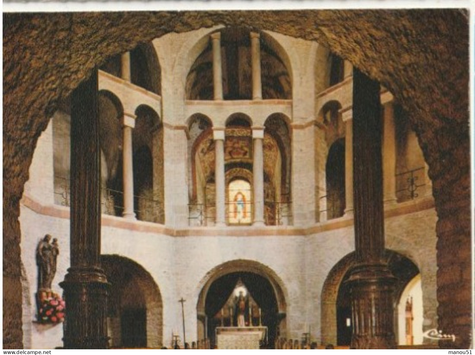 OTTMARSHEIM - CPSM ; Intérieur de l'église