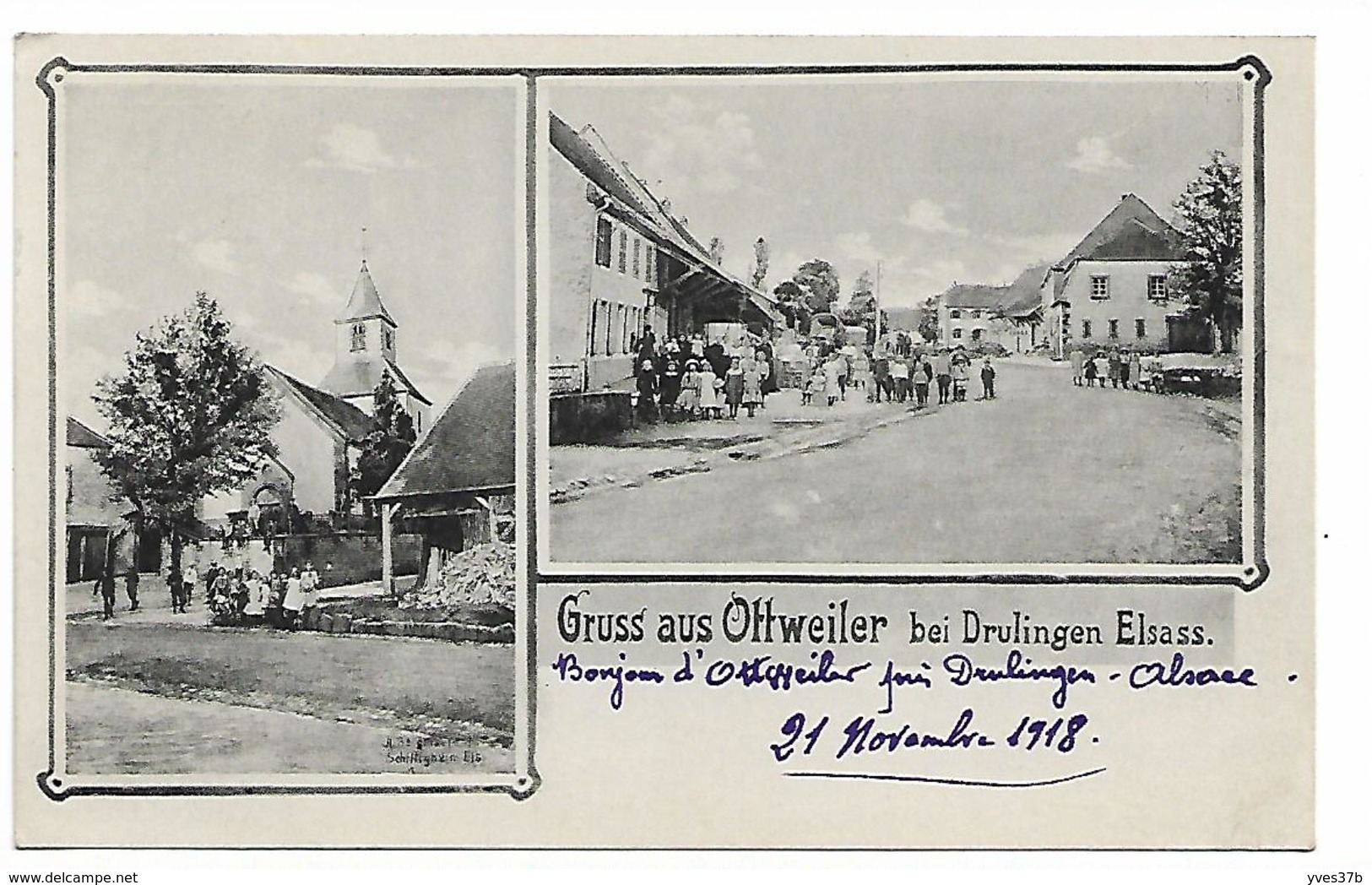OTTWEILER - Bonjour d'Ottweiler près Drulingen/Gruss aus Ottweiler bei Drulingen