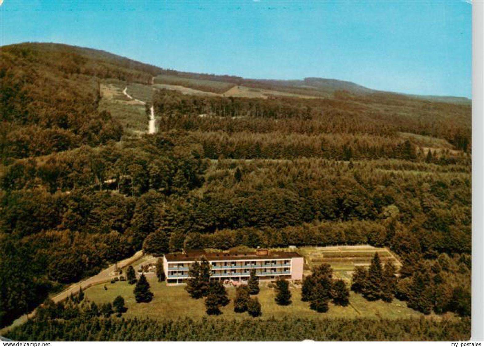 Otzenhausen Saar Nonnweiler Kath Muetterheim Otzenhausen Fliegeraufnahme