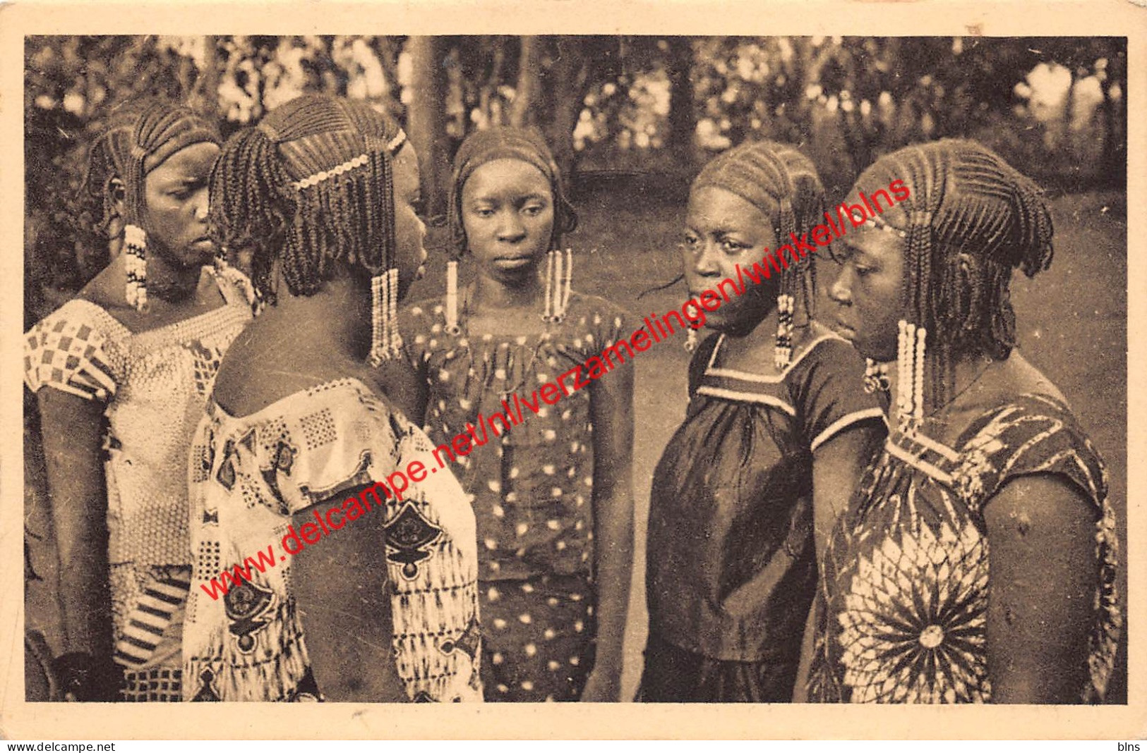 Oubangui-Chari - Filles du Sultan de Rafaï - République centrafricaine