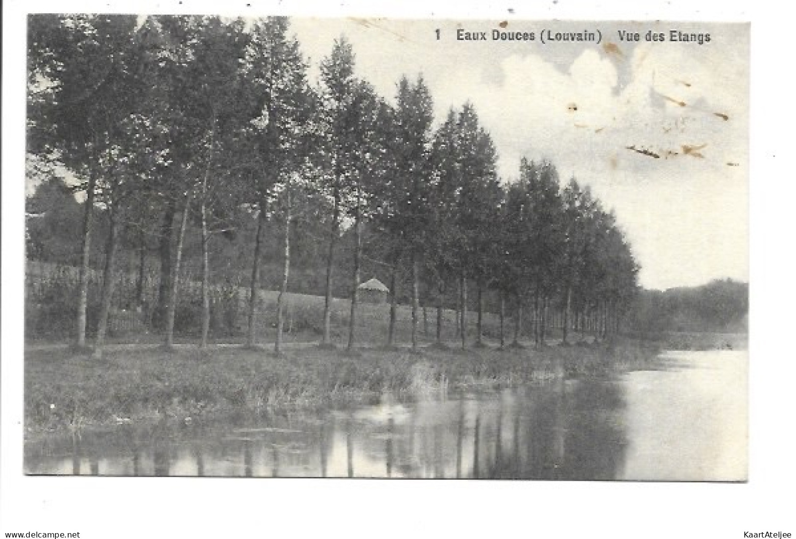 Oud-Heverlee - Eaux-Douces - Vue des etangs.