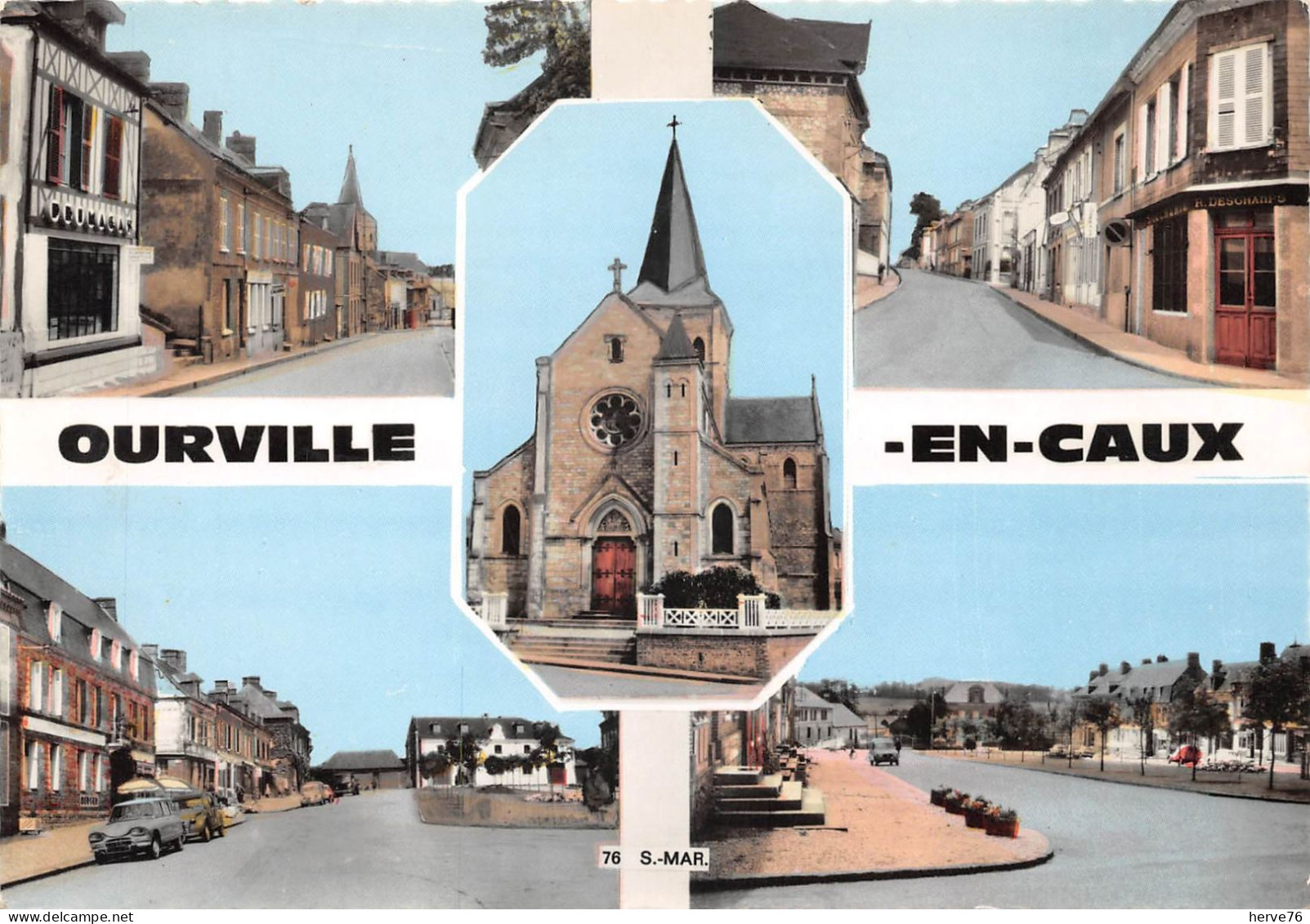 OURVILLE EN CAUX - multivues - (CPSM grand format)