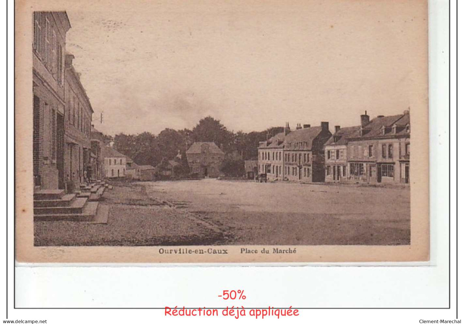 OURVILLE EN CAUX - Place du marché - Très bon état