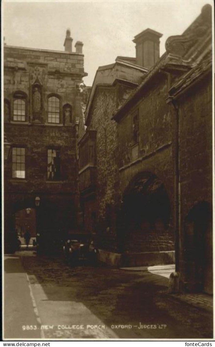 Oxford Oxfordshire College Porch