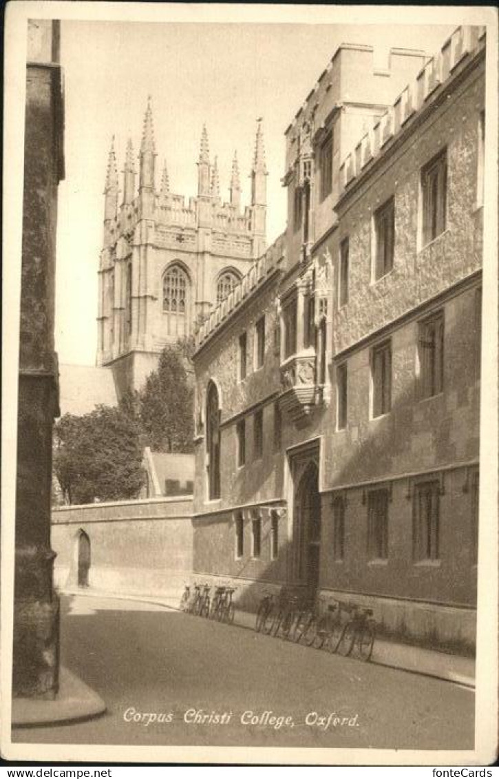 Oxford Oxfordshire Corpus Christi College