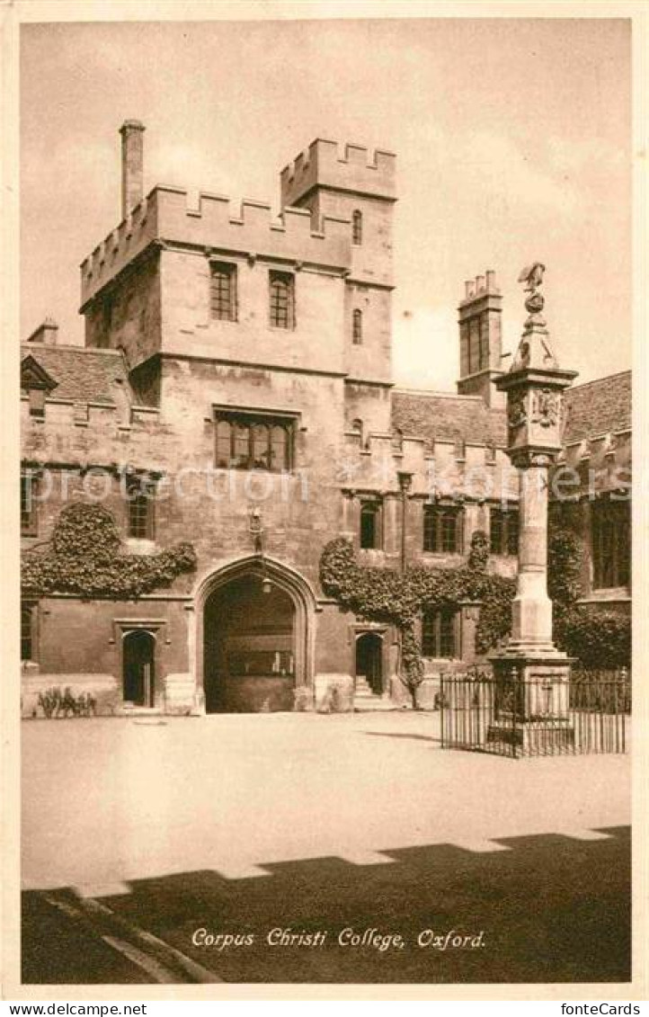 Oxford Oxfordshire Corpus Christi College