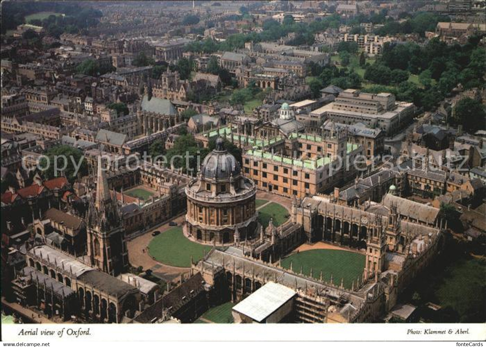 Oxford Oxfordshire Fliegeraufnahme