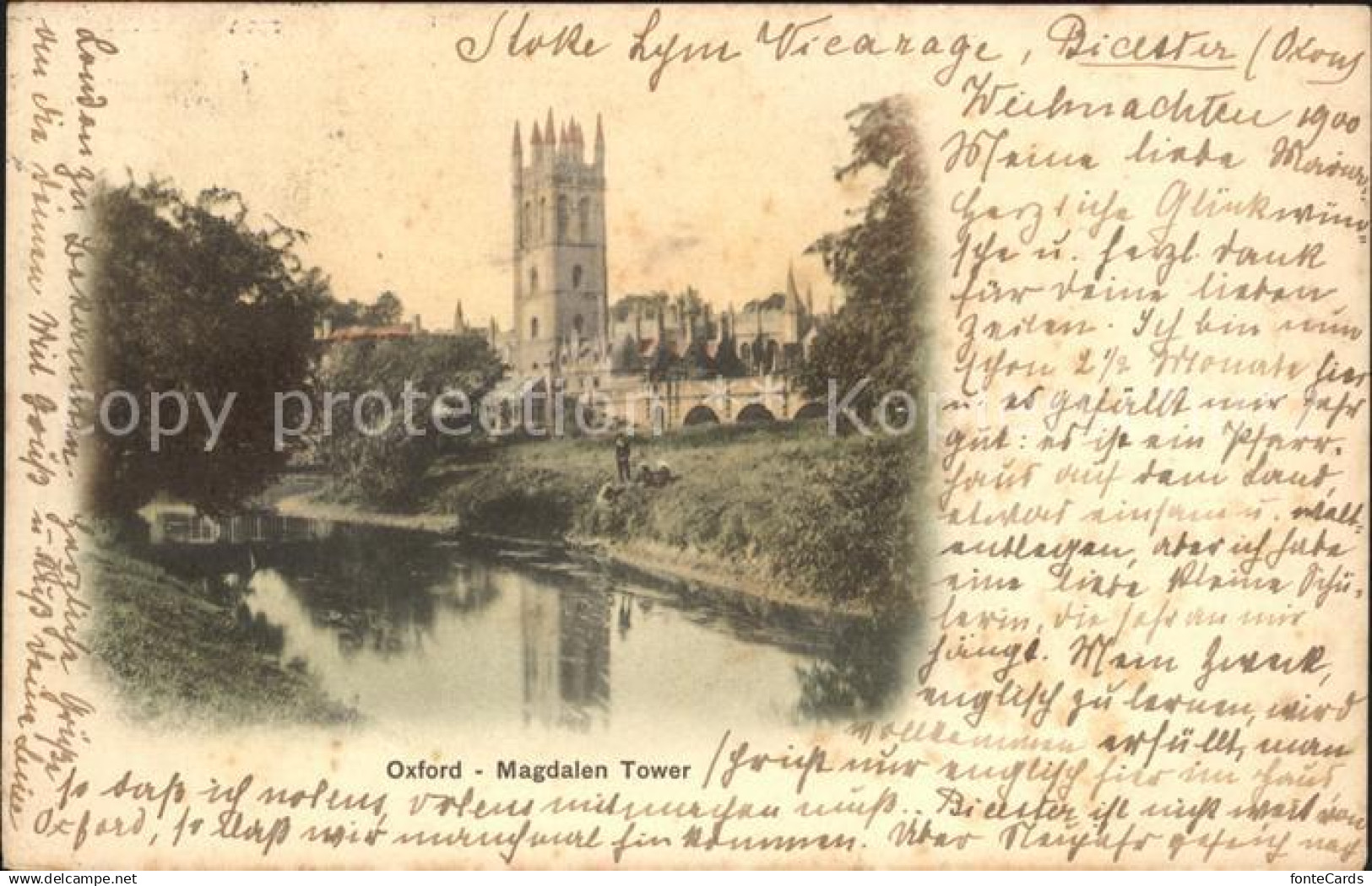 Oxford Oxfordshire Magdalen Tower