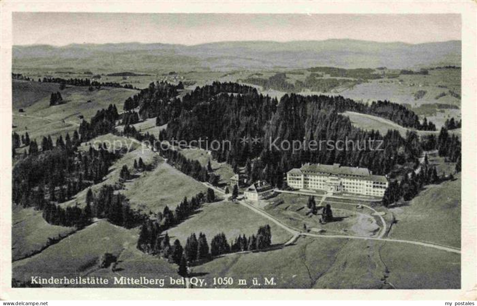 Oy Bad Mittelberg Oberallgaeu Bayern Kinderheilstaette Mittelberg Fliegeraufnahm