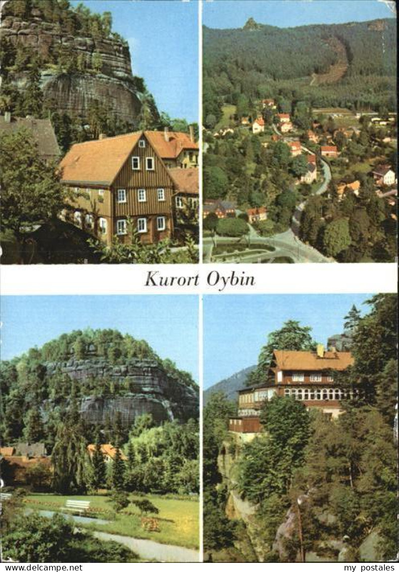 Oybin Sachsen Blick vom Ringweg Berg Oybin HOG Berg Oybin