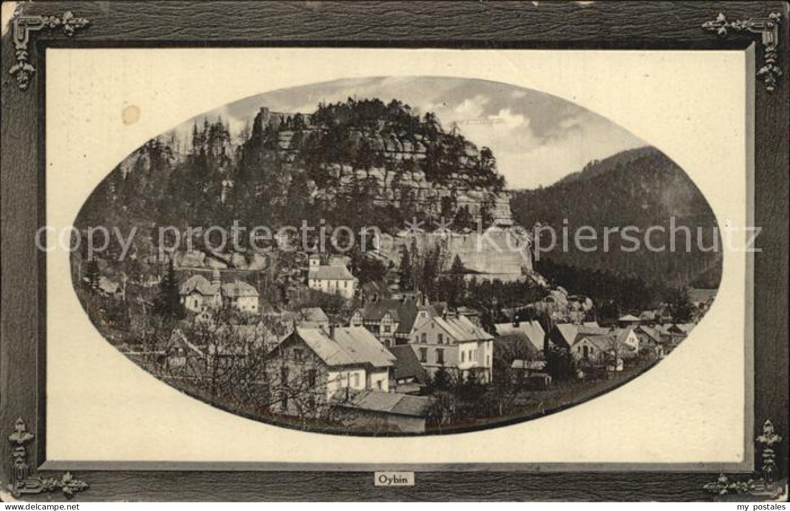 Oybin Sachsen Panorama Berg Oybin