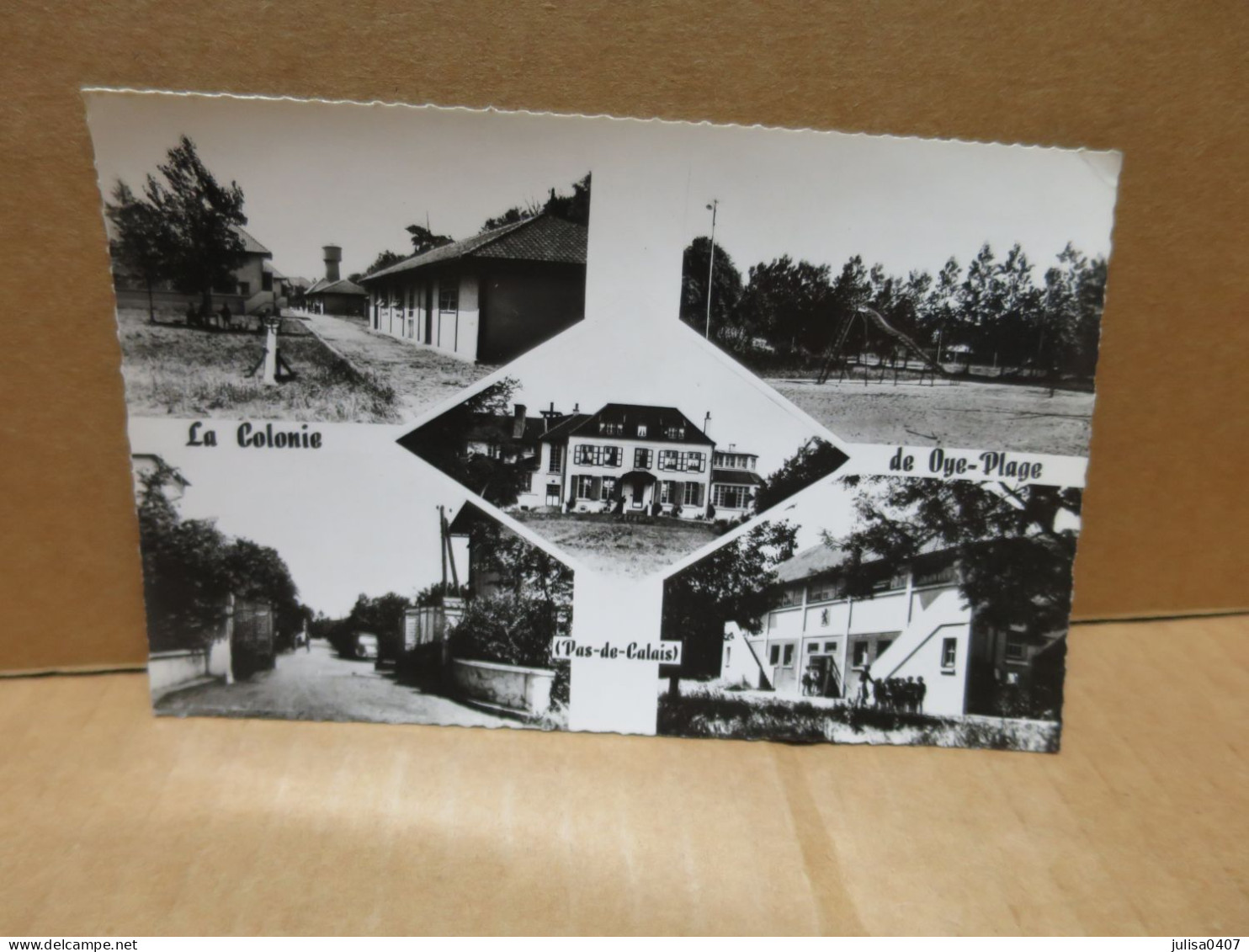 OYE PLAGE (62) Colonie de vacances carte à  4 vues