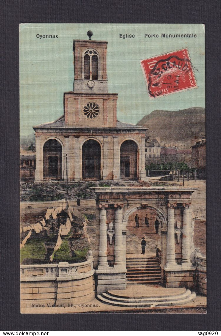 OYONNAX - Eglise - Porte Monumentale