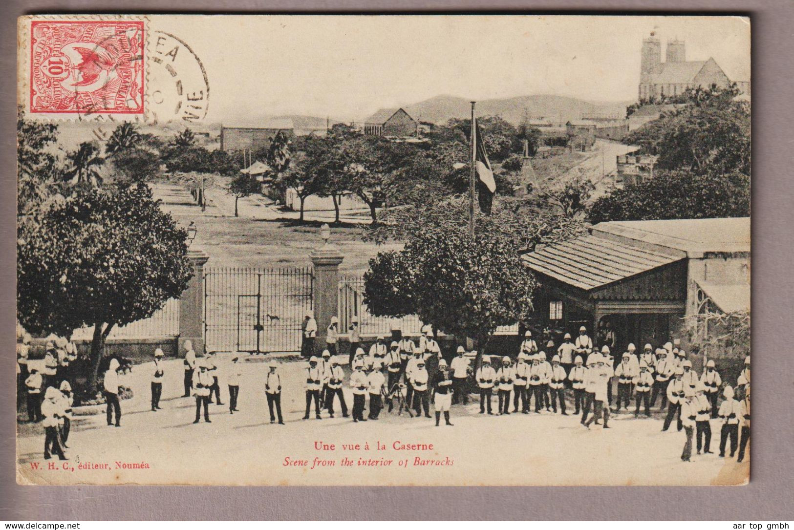 Ozeanien Neukaledonien Nouméa 1910-12-24 Foto Kaserne