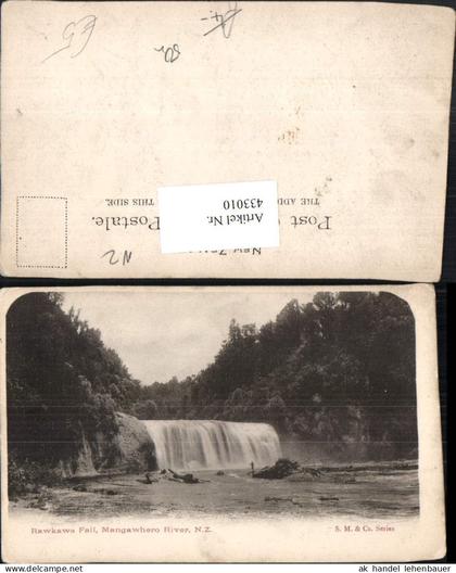 433010,New Zealand Neuseeland Mangawhero River Rawkawa Fall Wasserfall