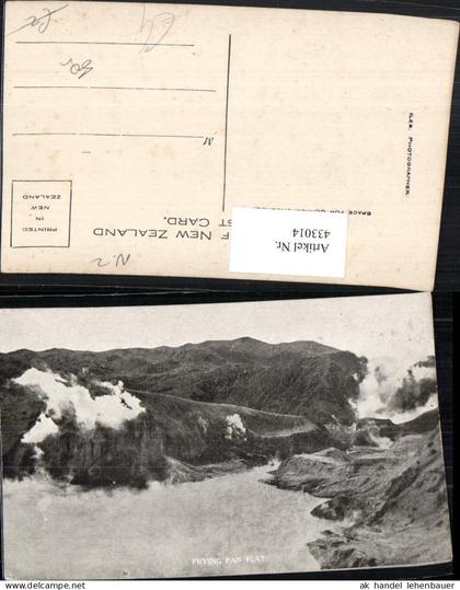 433014,New Zealand Neuseeland Frying pan Flat Heißwasser Bergkulisse