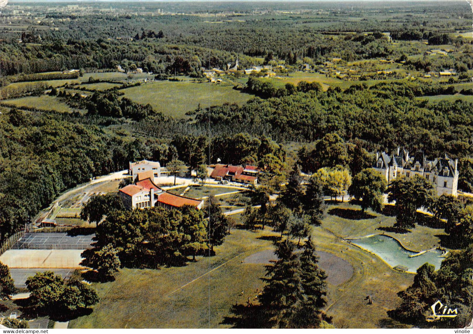 P-23-T.PL-1736 : VOUNEUIL-SOUS-BIARD. VUE AERIENNE. CREPS