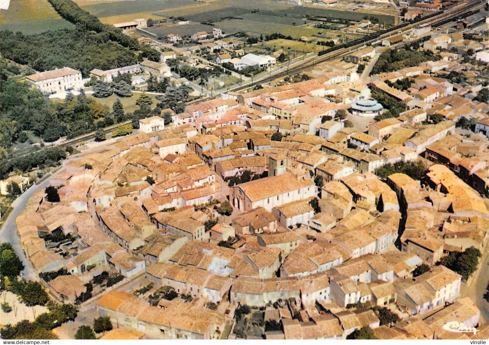 P-24-T.H-9228 : BRAM. VUE AERIENNE