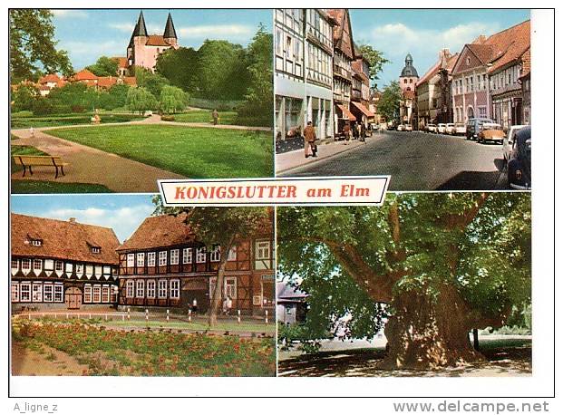 P - CPSM ALLEMAGNE GERMANY KONIGSLUTTER Am Elm Multivue