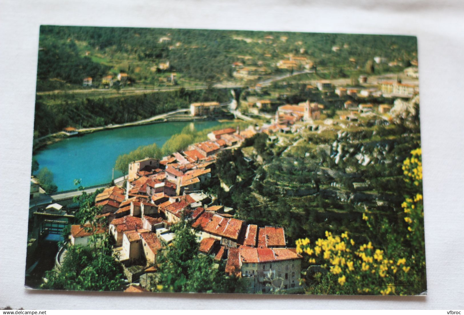 P212, Cpm, Breil sur Roya, vue sur la ville et le lac, Alpes Maritimes 06