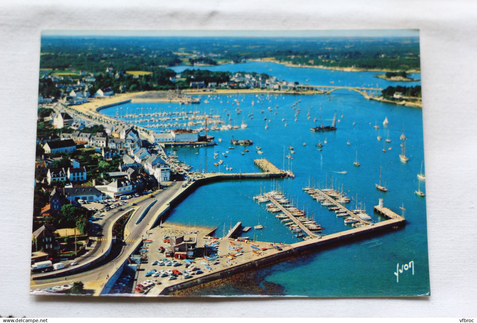 P352, Cpm, La Trinité sur mer, vue générale sur le port, Morbihan 56