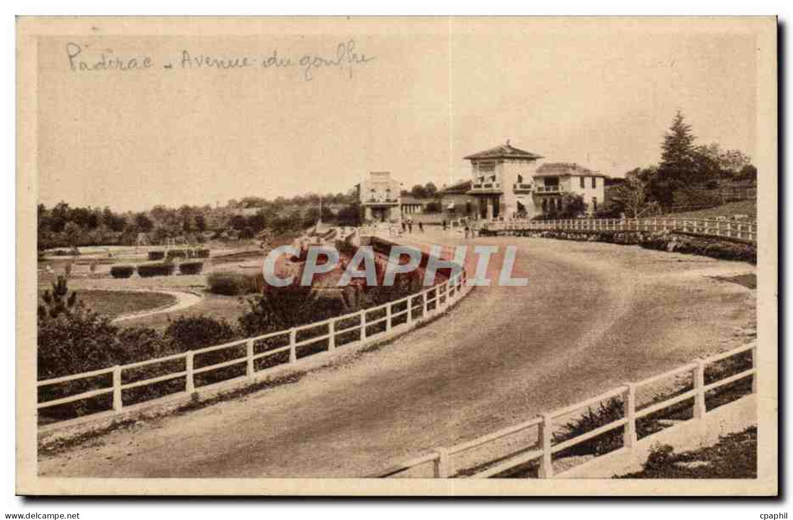 Padirac CPA Avenue du gouffre