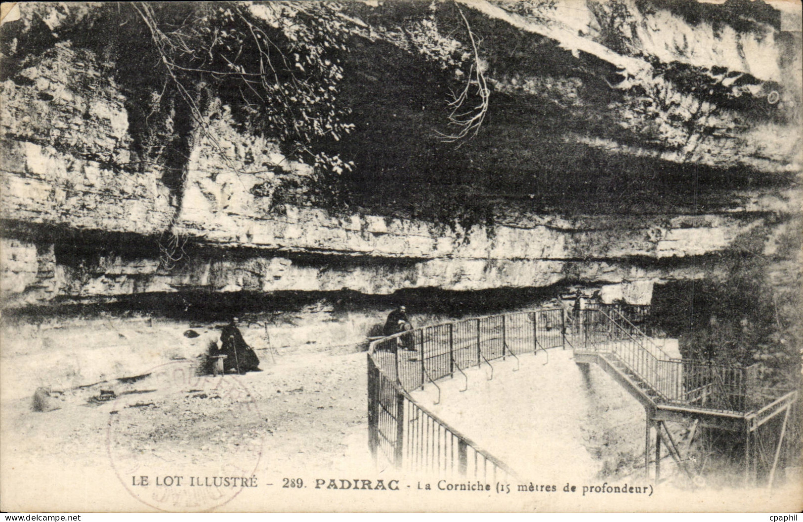 Padirac CPA La corniche