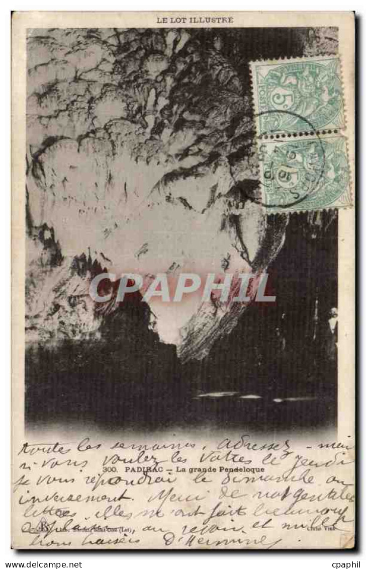 Padirac CPA la grande pendeloque
